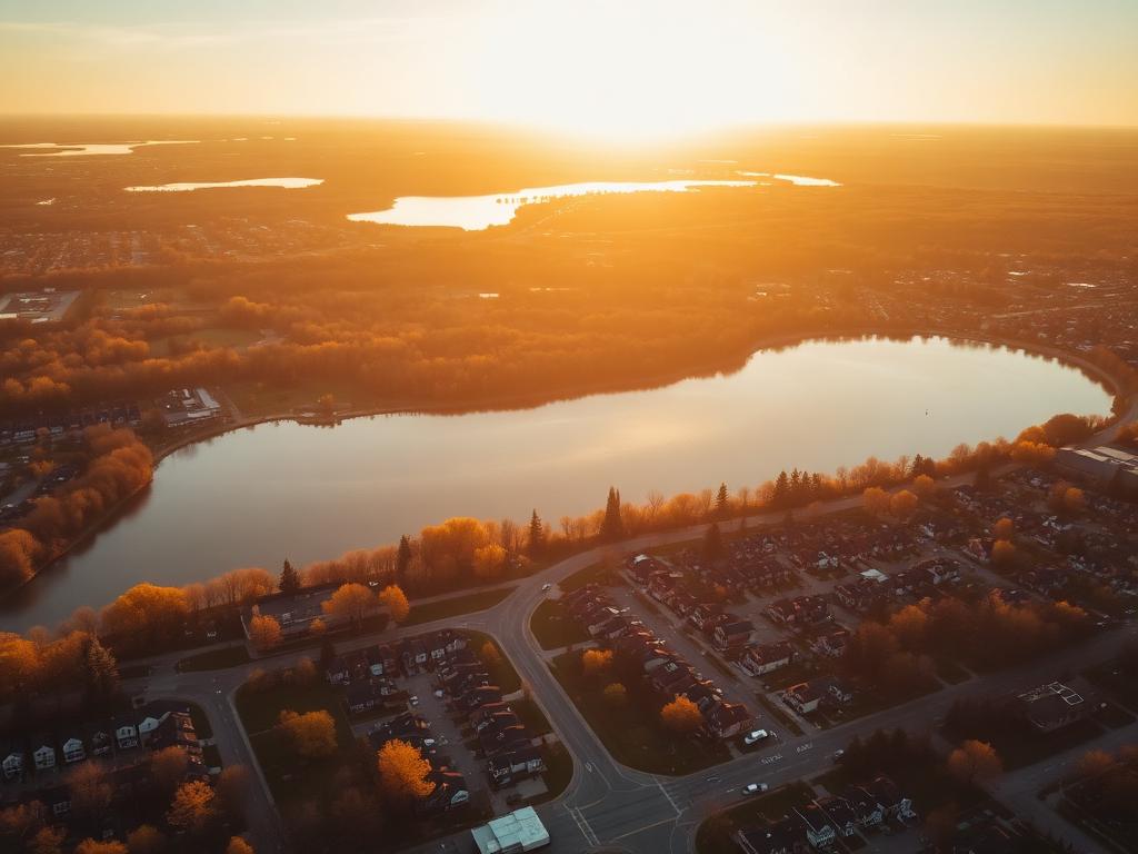 Neighborhood in Crystal Lake, IL, where Jablonski Insurance writes auto and home policies