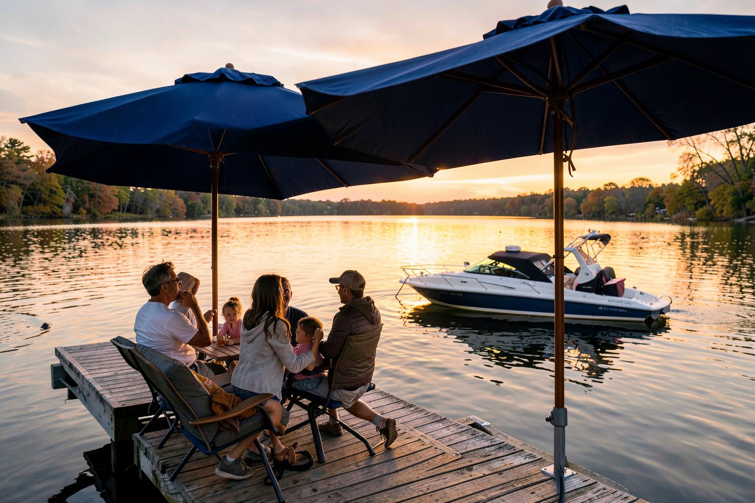 Everyday life covered by Umbrella Insurance around the Chain O'Lakes in Fox Lake, Illinois